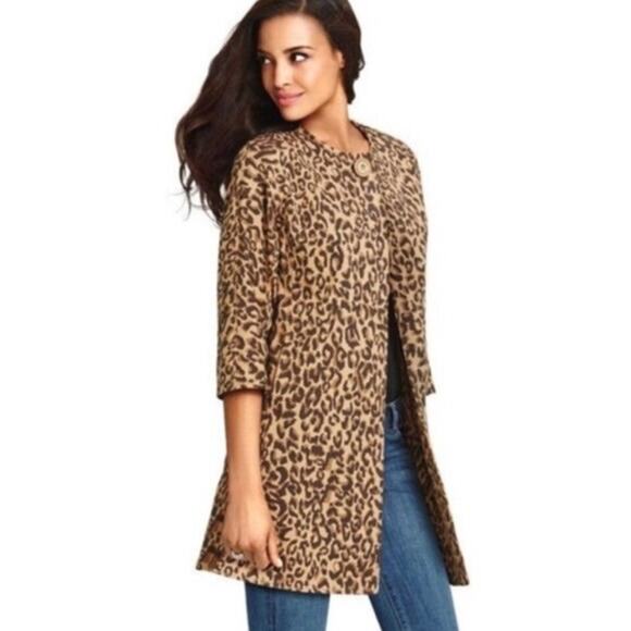 CAbi Carol Anderson Leopard Print Estate Jacket SZ XS - Picture 10 of 10
